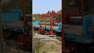 share the name of this machine... indian railway work