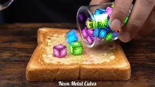 &ldquo;Satisfying Shape-Crush Spread on Toast &ndash;Which one do u like 👍  #asmr #asmr spread #oddly satisfying