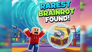 How I Found the RAREST BRAINROT in ESCAPE THE TSUNAMI