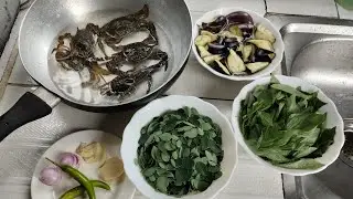 Vegetables with Livecrab