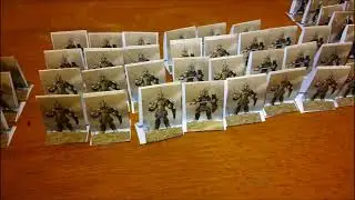 Wargaming on the cheap: Paper miniatures, printed at a public library, 