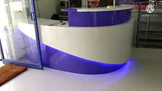 RECEPTION TABLE|INTERIOR DESIGN IDEAS|CARPENTER|RECEPTION COUNTER DESIGN|RECEPTION DESK DESIGN