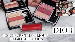 🌟NEW🌟UNBOXING DIOR 3 COULEURS TRI(O)BLIQUE - LIMITED EDITION & LIP🌟SWATCHES & LOTS OF COMPARISONS