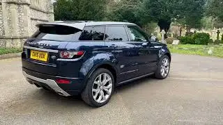 Range Rover Evoque Autobiography 2015, синий TD4
