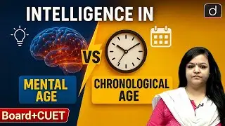 Intelligence: Mental Age vs Chronological Age | Psychology | BOARD + CUET | Drishti CUET & CLAT