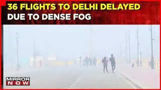 Delhi Fog | 36 Flights Delayed | Delhi Airport Issues Advisory | English News | Mirror Now