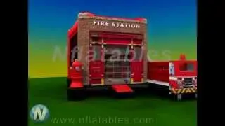 Fire Station Combo Bouncer Inflatable