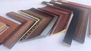 Wholesale Brown Series Plastic Picture Photo Frame Mirror PS Frame Moulding