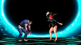 [KOF Mugen] Команда Синго Ябуки против команды Леоны Хайдерн