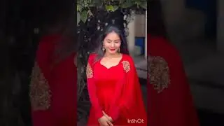 Beautiful red colour umbrella dress #YouTube short #trending #viral #ladies fashion #dress