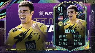 FIFA 21: GIOVANNI REYNA 91 FUTURE STAR PLAYER REVIEW I FIFA 21 ULTIMATE TEAM