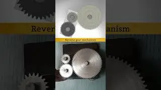 Reverse Gear Mechanism #mechanical #mechanism #gear #solidworks #3D #cad #motion