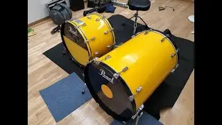 超超深胴バスドラム完成！まるでスーパーウーファー！　Super Extra Deep Bass Drum   改造バスドラム　#超深胴バスドラム　※イヤホン推奨