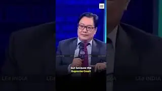 Collegium system is alien to the Indian Constitution: Kiren Rijiju #viralshorts #collegiumsystem