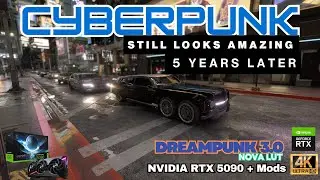 Cyberpunk 2077 | 5 Years Later | NEXT GEN GRAPHICS| DREAMPUNK 3.0 | RTX 5090 + MODS | AMBIANT WALK