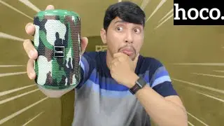 Hoco HC1 - Essa Caixinha Bluetooth possui um ÓTIMO custo BENEFÍCIO e certificação IPX5 | Unboxing