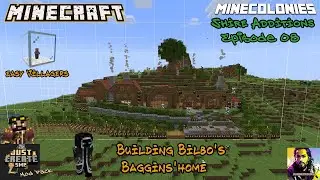 Just Create SMP Mod Pack & Minecolonies Shire Additions. BagEnd Baggins' home. Easy Villagers Ep08.