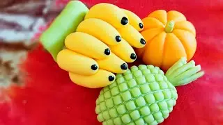 Diy-miniature fruits making /clay fruits miniature /Clay fruit