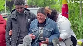 Mother of Dea-John Reid grief stricken as she gives press conference