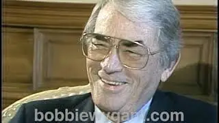 Gregory Peck 3/20/86 - Bobbie Wygant Archive