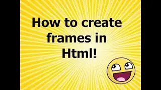 How to create frame in Html | Html frameset tag