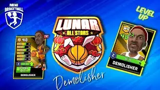 Mini BasketBall - Lunar Arena! Mythical Demolisher Level Up!