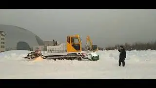 Ратрак(машина для подготовки лыжни) большой. 150 л/с