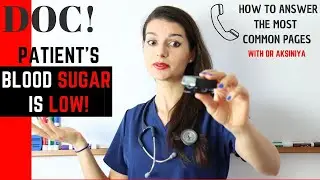 Doc, Patient's Blood Sugar is LOW *Internal Medicine Residency Boot Camp with Dr. Aksiniya*