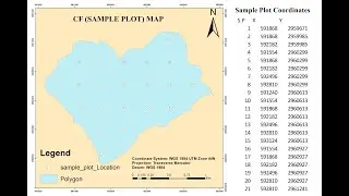 Sample Plot Design in Forest Inventory & Map Preparation Using ArcGIS 10.5 / Arc.GIS Tutorial