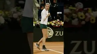 talk about sliding into action 🫨 #WTA #Tennis #SelenaJanicijevic #CopaColsanitasZurich