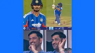 Ms Dhoni Amazing ||Reaction When Ishan|| Kishan hit 120 Meter ||Six vs NZ in 2nd T20AI PIC