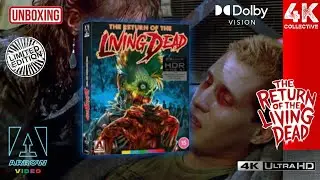 The Return of the Living Dead 4K UltraHD Blu-Ray Arrow Video Limited Edition Unboxing 