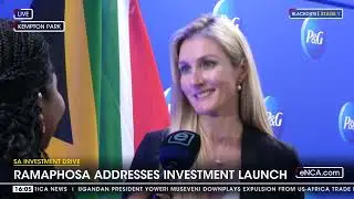 Ramaphosa addresses Procter and Gamble investment launch