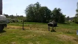 Lynx Armoured Reconnaissance vehicle climbing berm