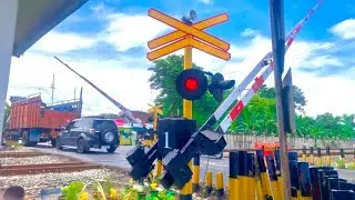 Perlintasan Kereta Api JPL 71 Jl. HOS. Cokroaminoto Sragen