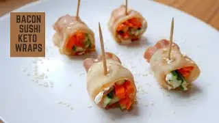 Bacon Wrapped Sushi With Cream Cheese Keto Recipe