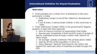 Do food subsidies improve nutritional outcomes of poor households in India? |  Tara Kaul