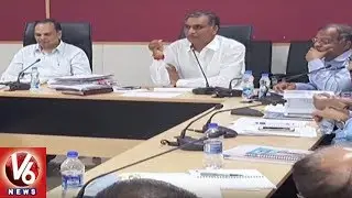Minister Harish Rao Holds Review Meet On Irrigation Projects | Hyderabad | V6 News