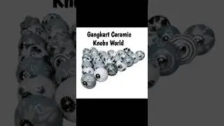 Gangkart Ceramic Knobs World Door knobs Vintage Handmade Grey Knobs Pack Of 6,10,15,20,25,30 Knobs