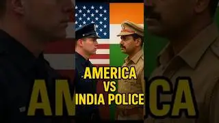 🇺🇸🇮🇳America vs India Police, System & Technology Differences #shorts #india #america #youtubeshorts