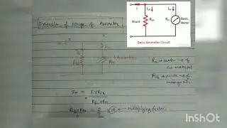Extension of Range of Ammeter
