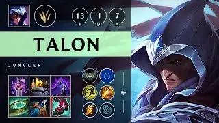 Talon Jungle vs Nocturne - EUW Challenger Patch 25.05