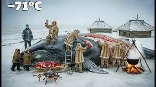 5,000kg Giant Whale at &minus;71&deg;C ❄️ A Miracle That Saves a Frozen Village