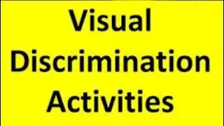 Visual Discrimination activities for preschoolers| Toddler Learning Video|