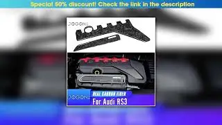 Flash Sale Real Carbon Fiber Engine Bay Cover For Audi RS3 8V TTRS TT RS 8S MK3 RSQ3 2019-24 Engine