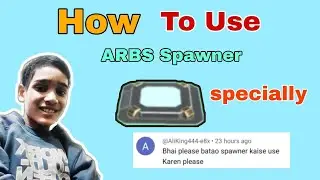 How To Use ARBS Spawner | ARBS Spawner Tutorial in Hindi 🔥