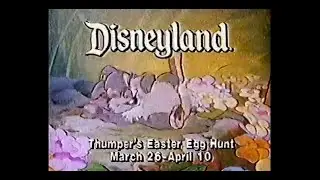 Disneyland: Thumper's Easter Egg Hunt (Disneyland commercial, March 1988)