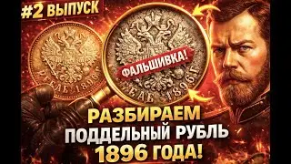 Выпуск №2 — Поддельный рубль Николая II 1896 | Жёсткий разбор