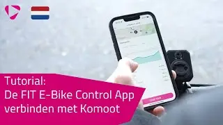 Tutorial: De FIT E-Bike Control App verbinden met Komoot