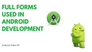Full Forms | Android Development Kit | Development Kit | Writing ASMR (Background)